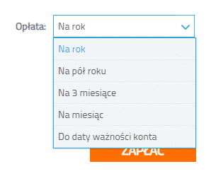 cennik okresu płatności
