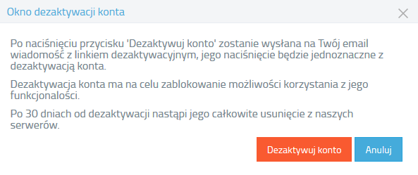 dezaktywacja
