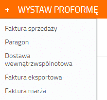 Wystawianie Proformy