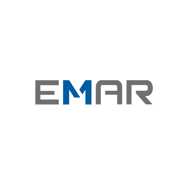 Logo firmy EMAR, producenta drukarek fiskalnych