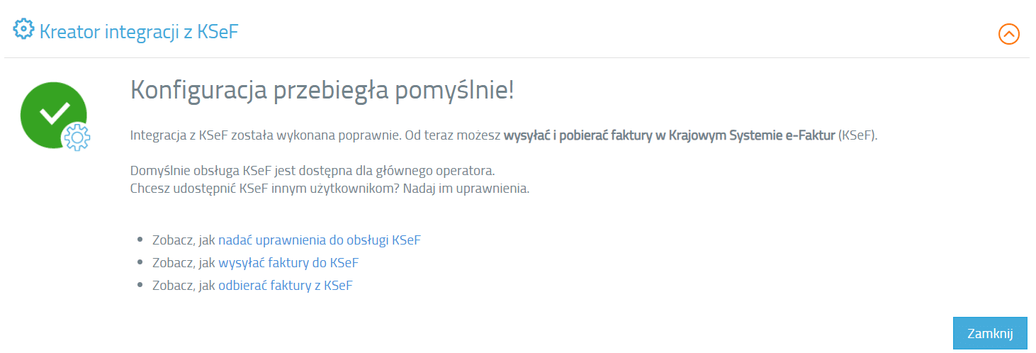 Potwierdzanie integracji