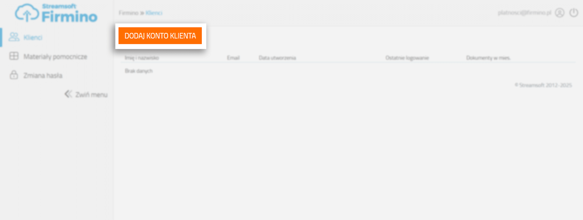 Dodawanie klient&oacute;w w panelu Biura Rachunkowego