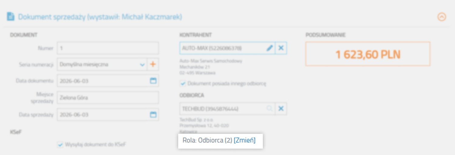 Rola odbiorcy