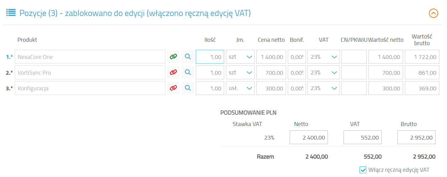 Pozycje powiązane KSeF